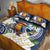 Hafa Adai Guam Quilt Bed Set Sihek Guam Kingfisher with Guasali