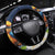 Hafa Adai Guam Steering Wheel Cover Sihek Guam Kingfisher with Guasali