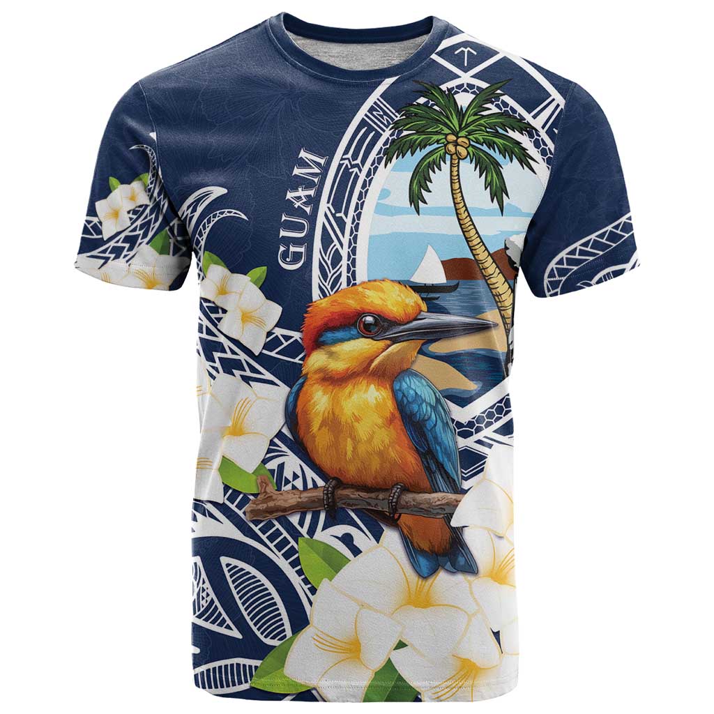 Hafa Adai Guam T Shirt Sihek Guam Kingfisher with Guasali