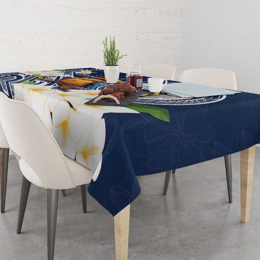 Hafa Adai Guam Tablecloth Sihek Guam Kingfisher with Guasali LT7 - Polynesian Pride