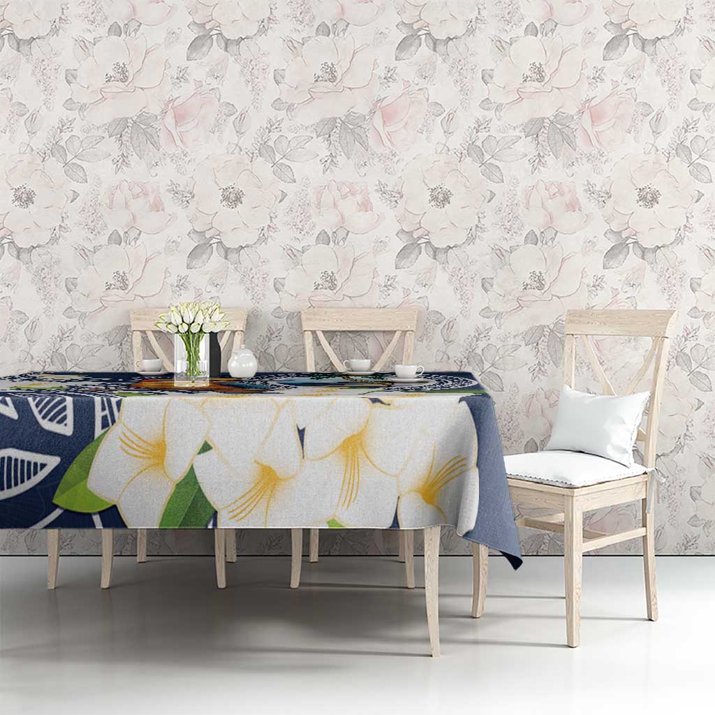 Hafa Adai Guam Tablecloth Sihek Guam Kingfisher with Guasali LT7 - Polynesian Pride