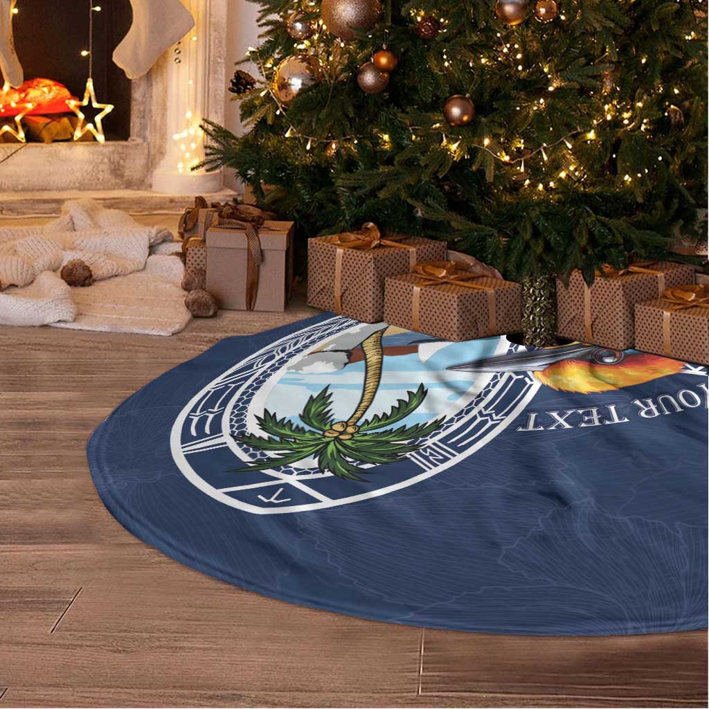 Hafa Adai Guam Tree Skirt Sihek Guam Kingfisher with Guasali LT7 - Polynesian Pride
