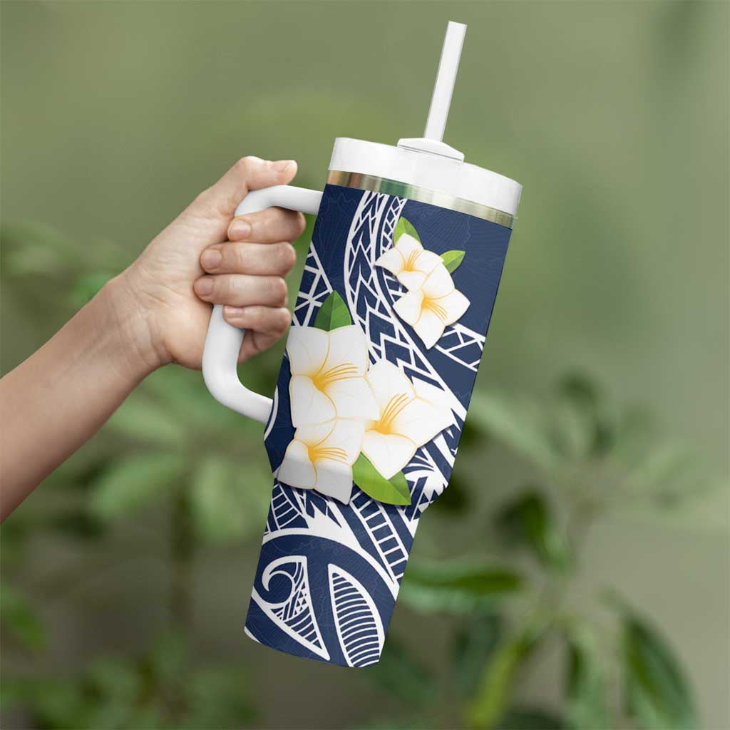 Hafa Adai Guam Tumbler With Handle Sihek Guam Kingfisher with Guasali LT7 - Polynesian Pride