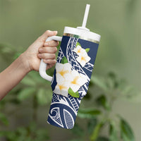 Hafa Adai Guam Tumbler With Handle Sihek Guam Kingfisher with Guasali LT7 - Polynesian Pride