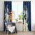 Hafa Adai Guam Window Curtain Sihek Guam Kingfisher with Guasali