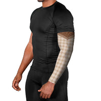 Aloha Hawaii Cowboys Paniolo Arm Sleeves Beige Palaka LT7 - Polynesian Pride