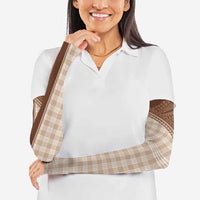 Aloha Hawaii Cowboys Paniolo Arm Sleeves Beige Palaka LT7 - Polynesian Pride