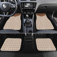 Aloha Hawaii Cowboys Paniolo Car Mats Beige Palaka LT7 Set 4pcs Beige - Polynesian Pride
