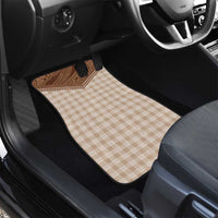 Aloha Hawaii Cowboys Paniolo Car Mats Beige Palaka LT7 - Polynesian Pride