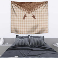 Aloha Hawaii Cowboys Paniolo Tapestry Beige Palaka LT7 - Polynesian Pride