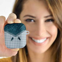 Aloha Hawaii Cowboys Paniolo AirPods Case Teal Palaka LT7 - Polynesian Pride
