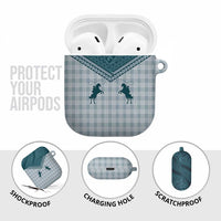 Aloha Hawaii Cowboys Paniolo AirPods Case Teal Palaka LT7 - Polynesian Pride