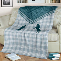 Aloha Hawaii Cowboys Paniolo Blanket Teal Palaka LT7 - Polynesian Pride