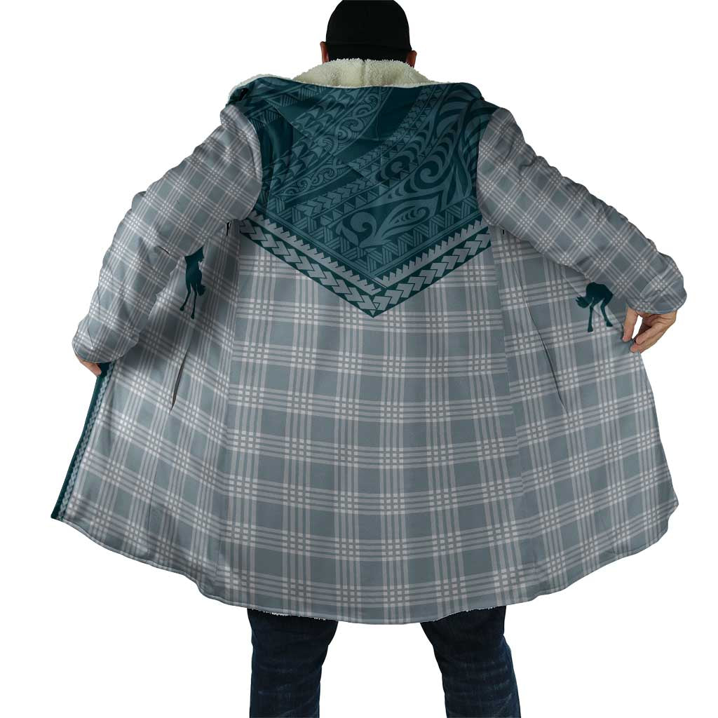 Aloha Hawaii Cowboys Paniolo Cloak Teal Palaka LT7 - Polynesian Pride