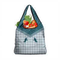 Aloha Hawaii Cowboys Paniolo Grocery Bag Teal Palaka LT7 1-pack One Size Teal - Polynesian Pride