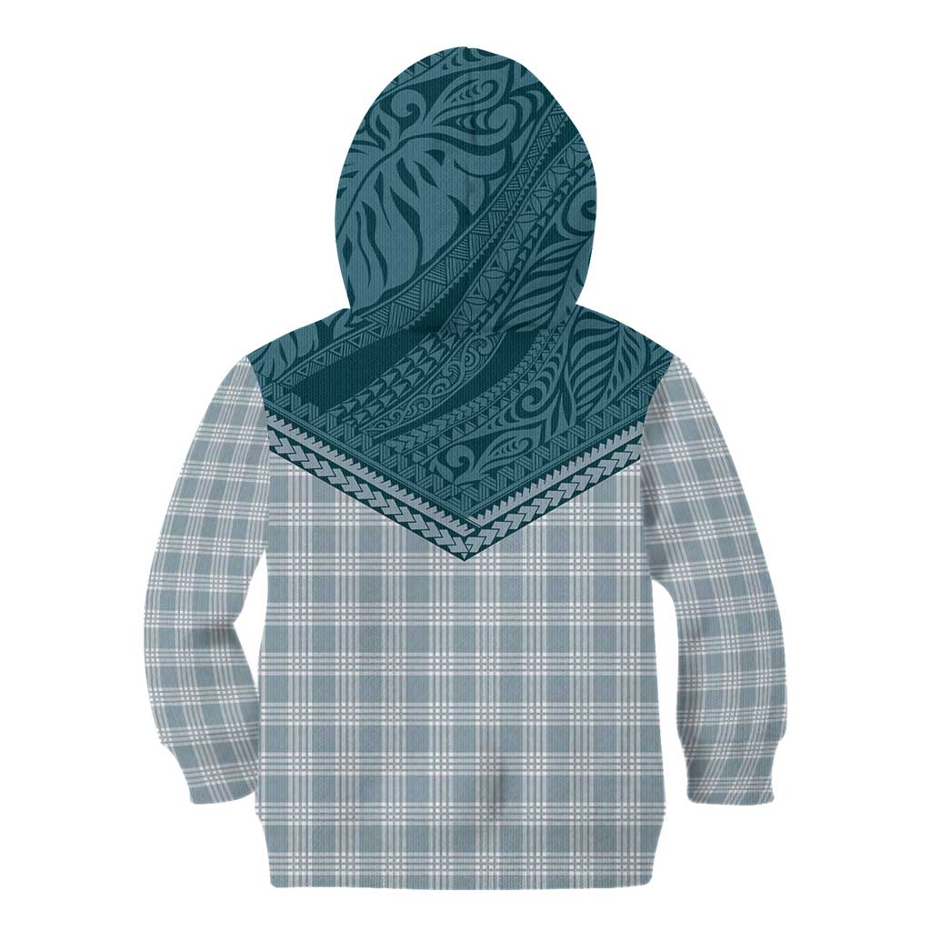Aloha Hawaii Cowboys Paniolo Kid Hoodie Teal Palaka LT7 - Polynesian Pride
