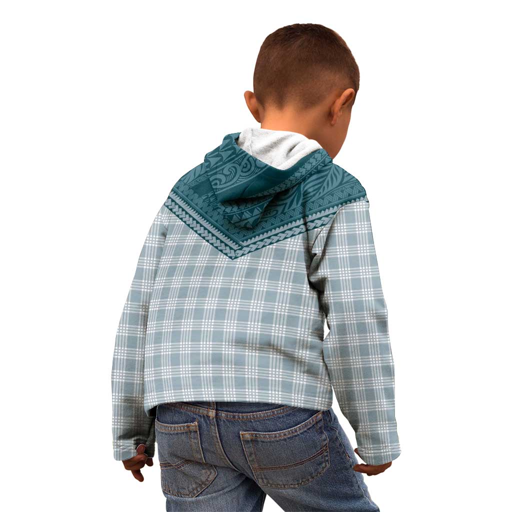 Aloha Hawaii Cowboys Paniolo Kid Hoodie Teal Palaka LT7 - Polynesian Pride