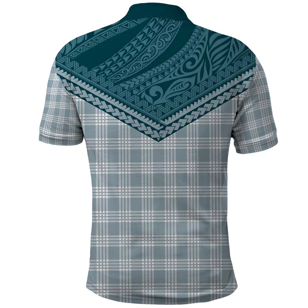 Aloha Hawaii Cowboys Paniolo Polo Shirt Teal Palaka LT7 - Polynesian Pride