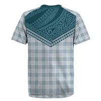 Aloha Hawaii Cowboys Paniolo Rugby Jersey Teal Palaka LT7 - Polynesian Pride