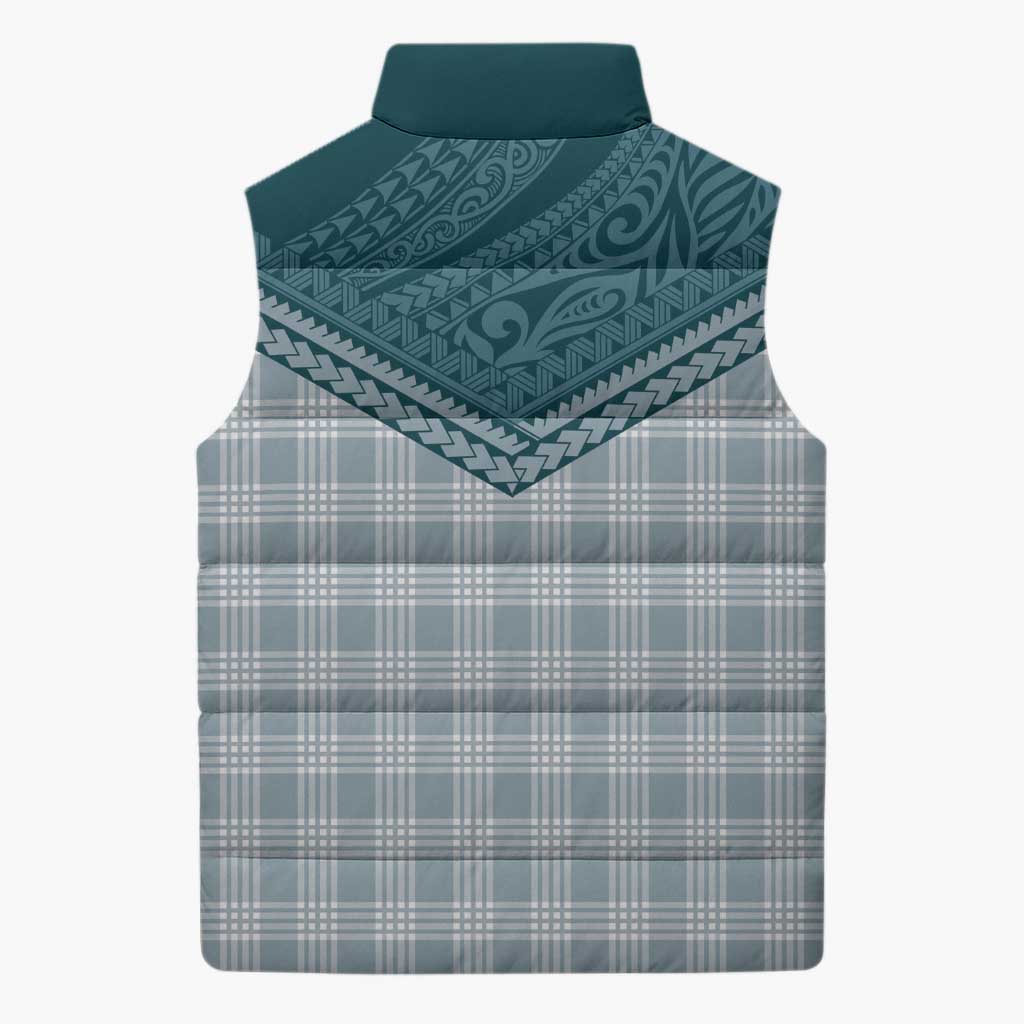 Aloha Hawaii Cowboys Paniolo Sleeveless Puffer Jacket Teal Palaka LT7 - Polynesian Pride