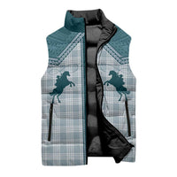 Aloha Hawaii Cowboys Paniolo Sleeveless Puffer Jacket Teal Palaka LT7 - Polynesian Pride