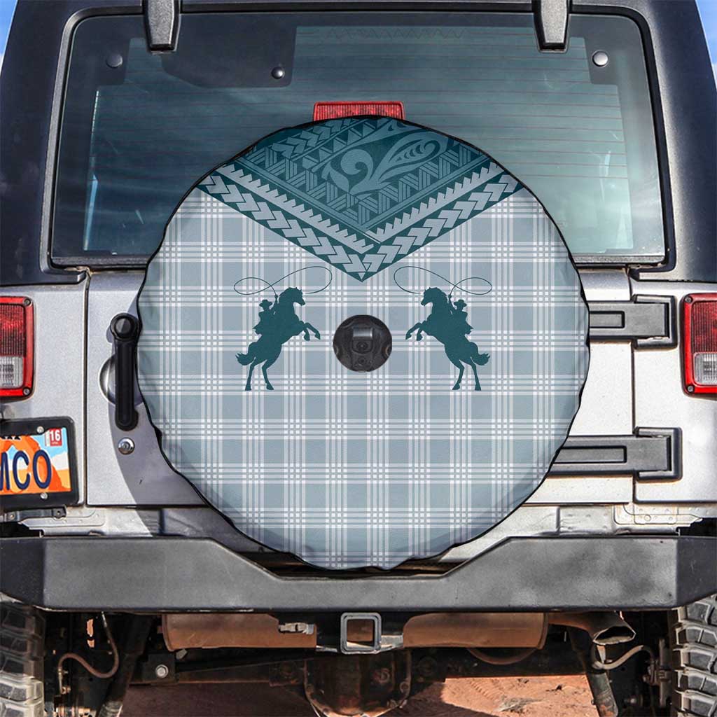 Aloha Hawaii Cowboys Paniolo Spare Tire Cover Teal Palaka LT7 Teal - Polynesian Pride