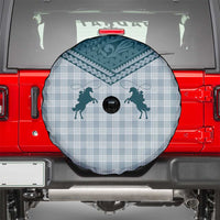 Aloha Hawaii Cowboys Paniolo Spare Tire Cover Teal Palaka LT7 - Polynesian Pride