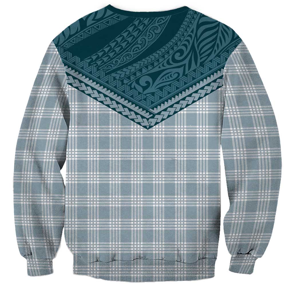 Aloha Hawaii Cowboys Paniolo Sweatshirt Teal Palaka LT7 - Polynesian Pride
