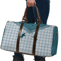 Aloha Hawaii Cowboys Paniolo Travel Bag Teal Palaka LT7 - Polynesian Pride