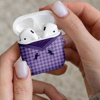 Aloha Hawaii Cowboys Paniolo AirPods Case Violet Palaka LT7 - Polynesian Pride