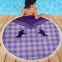 Aloha Hawaii Cowboys Paniolo Beach Blanket Violet Palaka LT7 - Polynesian Pride