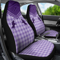 Aloha Hawaii Cowboys Paniolo Car Seat Cover Violet Palaka LT7 - Polynesian Pride