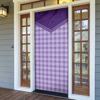Aloha Hawaii Cowboys Paniolo Door Cover Violet Palaka LT7 - Polynesian Pride