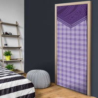 Aloha Hawaii Cowboys Paniolo Door Cover Violet Palaka LT7 - Polynesian Pride