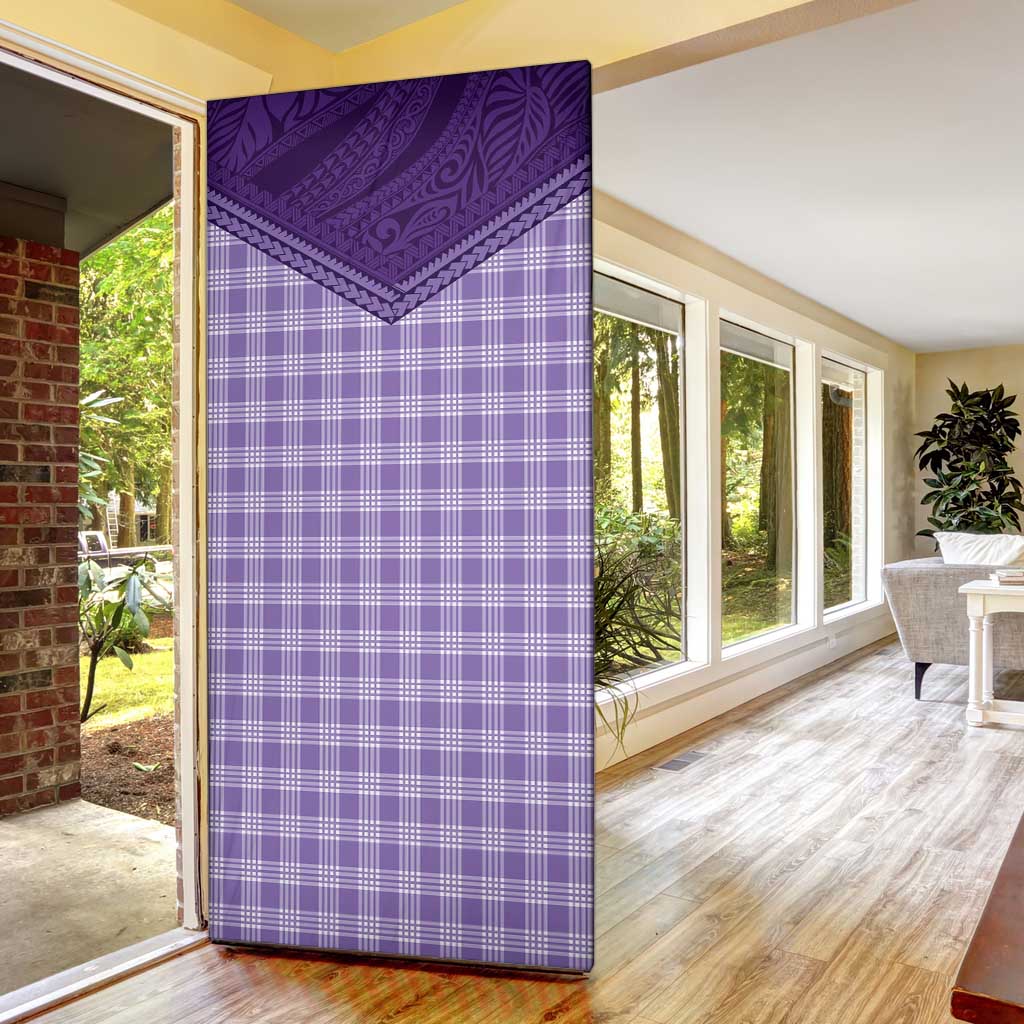 Aloha Hawaii Cowboys Paniolo Door Cover Violet Palaka LT7 - Polynesian Pride
