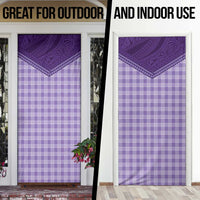 Aloha Hawaii Cowboys Paniolo Door Cover Violet Palaka LT7 - Polynesian Pride
