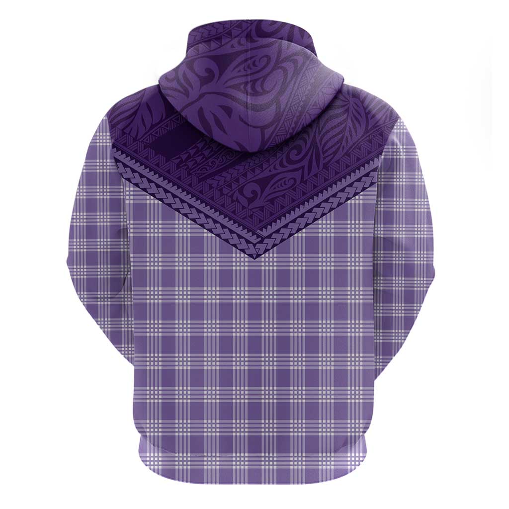 Aloha Hawaii Cowboys Paniolo Hoodie Violet Palaka LT7 - Polynesian Pride