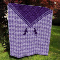 Aloha Hawaii Cowboys Paniolo Quilt Violet Palaka LT7 - Polynesian Pride