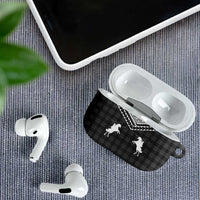 Aloha Hawaii Cowboys Paniolo AirPods Case Black Palaka LT7 - Polynesian Pride