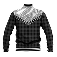 Aloha Hawaii Cowboys Paniolo Baseball Jacket Black Palaka LT7 - Polynesian Pride