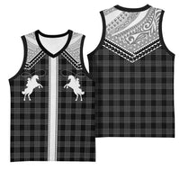 Aloha Hawaii Cowboys Paniolo Basketball Jersey Black Palaka LT7 - Polynesian Pride