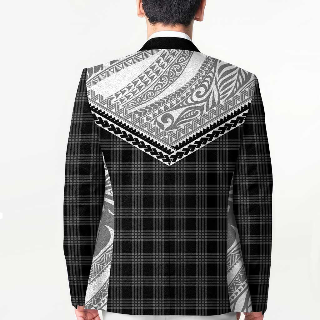 Aloha Hawaii Cowboys Paniolo Blazer Black Palaka LT7 - Polynesian Pride