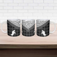 Aloha Hawaii Cowboys Paniolo Ceramic Mug Black Palaka LT7 - Polynesian Pride