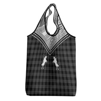 Aloha Hawaii Cowboys Paniolo Grocery Bag Black Palaka LT7 - Polynesian Pride