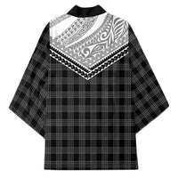 Aloha Hawaii Cowboys Paniolo Kimono Black Palaka LT7 - Polynesian Pride