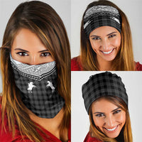 Aloha Hawaii Cowboys Paniolo Neck Gaiter Black Palaka LT7 - Polynesian Pride