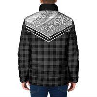 Aloha Hawaii Cowboys Paniolo Padded Jacket Black Palaka LT7 - Polynesian Pride