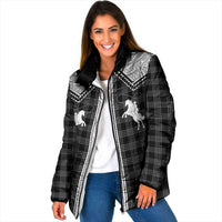 Aloha Hawaii Cowboys Paniolo Padded Jacket Black Palaka LT7 Women Black - Polynesian Pride
