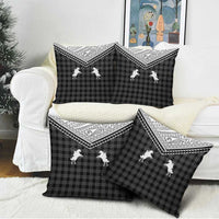 Aloha Hawaii Cowboys Paniolo Pillow Cover Black Palaka LT7 - Polynesian Pride