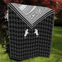 Aloha Hawaii Cowboys Paniolo Quilt Black Palaka LT7 - Polynesian Pride